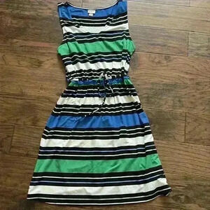 Merona striped vneck tank dress